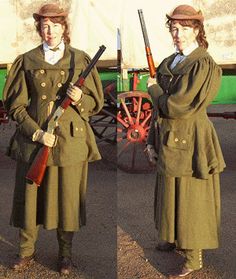 Shooting garb 1890. Victorian Cycling Outfit, Edwardian Motoring Clothes, 1860s Riding Habit, 1830s Riding Habit, 1890s Riding Habit, Outside Activities, Sportswear Fashion