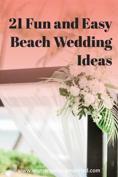 Beach wedding ceremony arch with flowers Last Minute Beach Wedding, Marriage On The Beach, Easy Beach Wedding, Cheap Beach Wedding, Beach Wedding Signs, Diy Beach Wedding, Beach Wedding Ideas, Beach Wedding Shoes