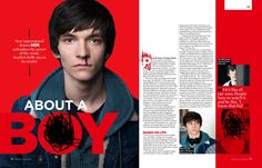 an article in the magazine about a boy