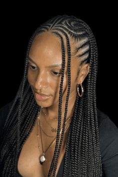 Traditional Fulani Braids, Fulani Braids Aesthetic, Cornrow And Braids Hairstyles, Hairstyles For Spring 2024, Pretty Hair Styles Braids, Long Cornrow Hairstyles, Trendy Braids 2024, Trending Black Hairstyles Braids, Braids Inspiration Black