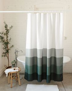 PRICES MAY VARY. LUXURY FABRIC | This thick and luxurious 230 GSM polyester waffle shower curtain drapes beautifully and is soft to the touch. The waffle weave fabric brings 5-star hotel shower curtain luxury home to your bathroom. Our green cloth shower curtain design paired with our waffle fabric adds the ultimate touch of luxury and decadence. Make your home a sanctuary with our green shower curtain for bathroom. DESIGN | A tonal green stripe print brings a modern yet timeless design aestheti Navy Blue Shower Curtain, Hotel Shower Curtain, Two Shower Curtains, Curtains For Bathroom, Cute Shower Curtains, Waffle Weave Shower Curtain, Cloth Shower Curtain, Bathroom Luxury, Green Shower Curtains