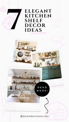 the 7 elegant shelving shelf decor ideas for your kitchen or living room in 5 easy steps