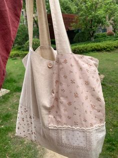 45329489985757 Aesthetic Bags, Tote Bags Sewing, Fashion Y2k, Diy Tote Bag, Handbags Fashion, Color Flower, Bags Aesthetic, Cute Tote Bags