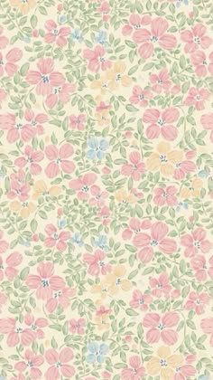 an image of a floral pattern with many flowers