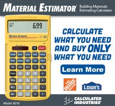 a calculator ad with the words,'what you need and only what you need learn more '