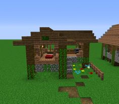 an image of a house in minecraft