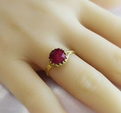 "Free upgraded shipping Natural ruby ring. gold ring, gemstone ring, semiprecious ring, July birthday ring, bling ring,vintage ring.Christmas ring .autumn This ring is handmade. Natural ruby stone. This stone belongs to those born in July Spiritually the ruby is perfect for performing restoration processes and it also helps with balance. It brings us back into proportion in turbulent situations. Emotionally it helps to release fears and balance the lower chakras. It helps us to see the inner per Ruby Open Ring With Prong Setting, Gold Ruby Crystal Ring With Prong Setting, Antique Ruby Rings As Gift, Ruby Signet Ring For Wedding, Gold Ruby Ring For Jewelry Making, Antique Ruby Birthstone Ring Gift, Antique Ruby Ring As Birthstone Gift, Antique Ruby Ring With Round Birthstone, Vintage Rings For Jewelry Making With Birthstone