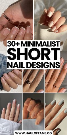 For those who love a minimalist look, these short nail designs are a dream come true! I’ve gathered the most elegant and classy ideas that prove less is more. If you’re into simple, chic styles, these manicures are perfect for adding a touch of sophistication to your look.	short nail designs | short nails | short classy nails | short summer nails | short acrylic nails | short square acrylic nails | shorties nails | short nail ideas | short nails inspo | cool short nails | short nails inspo | sim