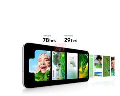 an advertisement for the new samsung phone is shown in this graphic above it's image