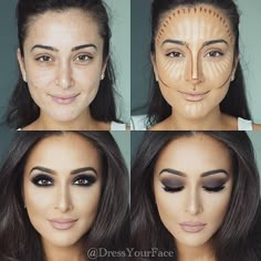 Not sure what this is about but looks interesting.... Teknik Makeup, Best Concealer, Beauty Make-up, Makijaż Smokey Eye, Face Contouring, Contour Makeup, Contouring And Highlighting, Makeup Goals