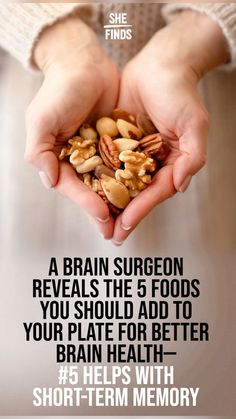 Diet For Brain Health, Food For Brain Health, Best Brain Food, Food For The Brain, Foods For Brain, Brain Boosting Foods, Brain Surgeon