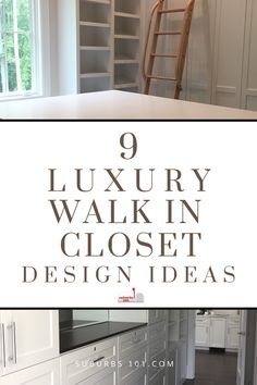 the top 9 luxury walk in closet design ideas