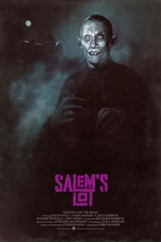 a movie poster for salem's 101 with an evil looking man in the background