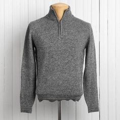 Men's Oliver Sweater – Fluff Alpaca Quarter Zip Sweater, Zip Sweater, Quarter Zip