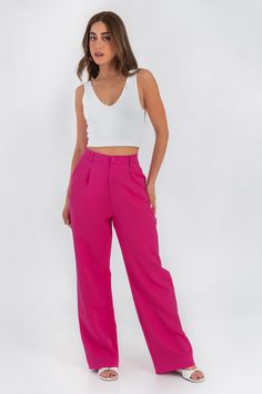 Pantalón de fit wide leg Outfits Ideas, Wide Leg, Leggings, Color