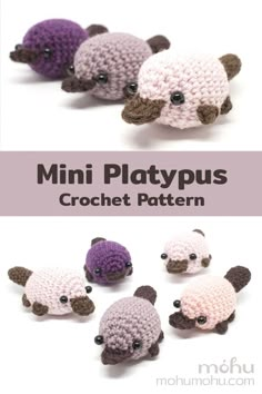 crochet pattern for mini platypus from the littlest pet shop