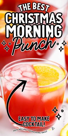 the best christmas morning punch recipe