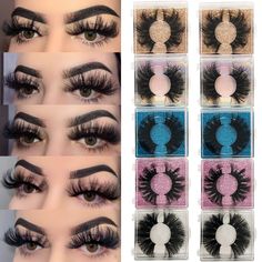 PRICES MAY VARY. 10 Pack 25mm Mink Lashes: Dramatic eyelashes make you more attractive, You will be the brightest star in the crowd. Suitable for daily wear, party, festival, photo shoot. 5 Styles Dramatic Mink Eyelashes: Through the professional make-up artist selected the current five most popular styles. If you're in the eyelash business, don't miss it! 100% Siberian Premium Mink Fur Eyelashes: These fur are cruelty free-natural falling from artificial breeding mink,more comfortable and softe Dramatic Eyelashes, Intense Makeup, Tears Art, Halloween Makeup Inspiration, Makeup Help, Beauty Games, 3d Mink Lashes, Strip Lashes, Mink Eyelashes