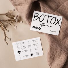 Botox Business Cards, Botox After Care Instructions, Botox After Care, Botox Business, Wifi Password Sign Printable, Memorial Announcement, Med Spa Marketing, Aesthetic Marketing