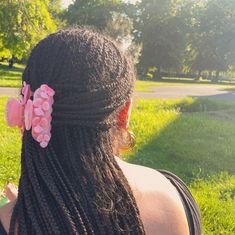 4c Natural Hairstyles Short, Cute Box Braids Hairstyles, Hot Girl Summer, Natural Hair Beauty, Hairdos For Curly Hair, Girls Braids, Jairzinho, Pink Tie, Box Braids Hairstyles