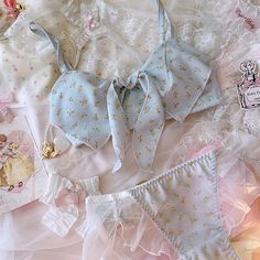 Floral Vintage Print Girly Princess Lingerie Set Kawaii Lingerie, Princess Lingerie, Deer Doll, Orange Pink Color, Satin Evening Gown, Ball Gowns Princess, Mini Dress Fashion, Custom Made Clothing, Ruffles Fashion