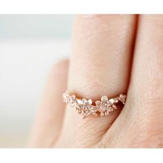 Cherry Blossom Ring, sakura ring – Silver/Gold/Rose Gold/White Gold, flower ring, engagement ring, promise ring, wedding band, wedding ringThis beautiful cherry blossom ring is delicate and elegant. Ring features 5 intricate cherry blossom flowers and buds, nestled on a pretty cherry tree branch in a chevron shape.  Cherry blossoms are revered around the world for their overwhelming beauty, and their ephemeral, fleeting nature serves as a little reminder to be present, appreciative and mindful e Sakura Ring, Cherry Tree Branch, Sakura Wedding, Petal Ring, Cherry Blossom Ring, Wallpaper Christmas, Alternative Wedding Rings, Dainty Rings, Flowers Jewelry