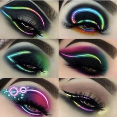 Pretty Witch Makeup Looks, Themed Eye Makeup, Pretty Witch Makeup, Light Eye Makeup, Show Makeup