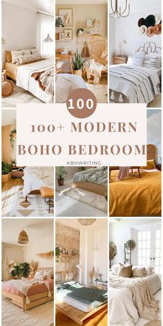 the top ten modern boho bedroom designs