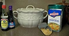 the kitchen counter is covered with ingredients for making an appetizer