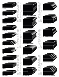 the different types of black plastic sheets