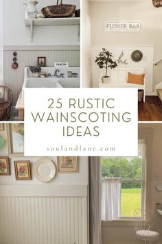 Transform your walls with rustic wainscoting that exudes charm and character. Its natural wood tones and weathered textures add depth and visual interest, enhancing the cozy appeal of your home. Ideal for creating a refined yet relaxed vibe, this design works beautifully in spaces ranging from modern farmhouse to classic country.