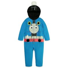 Journey to the island of Sodor and get ready for an adventure with your kids favorite blue steam engine in this Thomas the Tank Engine Coverall. Help Sir Topham Hat keep the trains running smoothly and watch Thomas become a really useful engine together with his friends Percy, James, Edward, Gordon, and Toby. Your child will love wearing this cute and stylish long sleeve one-piece coverall featuring the trains they love to play with. (c) 2022 HIT Entertainment Limited. HIT and the HIT logo are t James Edward, Up Cosplay, Coverall Jumpsuit, Boy Stuff, Halloween Costume Shop, Toddler Costumes, Up Costumes, Thomas The Tank