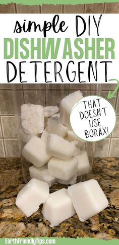 homemade diy dishwasher deterant that doesn't use borax