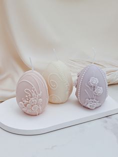 Indulge in the luxurious scent of our Easter Egg Handmade Candles. Each candle is handcrafted with care, available to purchase as a single egg or in sets of 3. Elevate your space with the delicate aroma of our easter scent, adding a touch of sophistication to any room. Treat yourself & Romanticise your life!  Can be purchased as a single egg, or a set of 3. Romanticise Your Life, Egg Candle, Easter Candle, Candle Sets, Candle Gifts, Easter Candles, Aromatherapy Candles, Soy Wax Candle, Handmade Candles