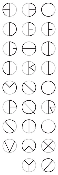 an image of some type of font that is in different shapes and sizes, including the letters