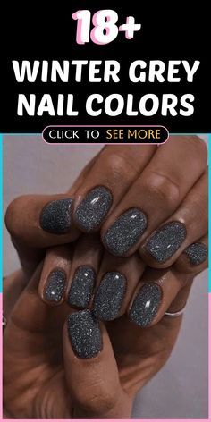 Nail Colors Winter, Nail Design Inspiration, Gray Nails, Winter Nail Art, Winter Nail Designs, Bridal Nails, Minimalist Nails, Nail Designs Spring, Chic Nails