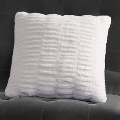 Elevate your home decor with the Juicy Couture Pleated Faux Fur Pillow. This luxurious decorative pillow, measuring 20" x 20", is crafted from 100% polyester for unmatched softness and durability. Pampered Pooch, Bed Chair, Faux Fur Pillow, Fur Pillow, Pets For Sale, Pet Harness, Taurus And Gemini, Custom Bridal, White Pillows