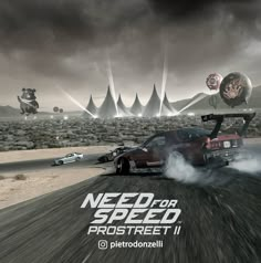 an advertisement for the need for speed prostreet