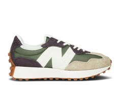 Wmns 327 'Oak Leaf Green' - New Balance - WS327COB - oak leaf green/mystic purple | Flight Club Weekend Workout, Shoes Board, Adidas Shoes Women, Womens Summer Shoes, Leaf Green