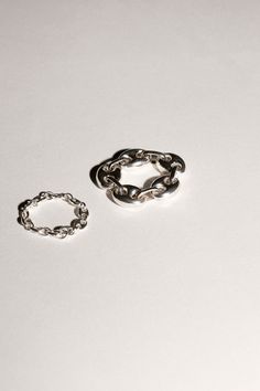 A loose and heavy mariner chain ring named after Brizo - a goddess of the sea. Sterling Silver.*Due to the nature of the chain this ring comes in two sizes. Silver Chain Ring, Goddess Of The Sea, Wearing Jewelry, A Goddess, Chain Ring, Custom Items, Sale Design, The Earth, Silver Chain