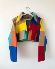 Carlton Yaito on Instagram: “*Swipe for details* A full look at the Yaito Rubix Felt Jacket with two functional pockets. Constructed from individual 10 inch sheets of…” Fashion Design Inspiration, Felt Jacket, Color Block Jacket, Mode Inspo, 가을 패션, Mode Inspiration, 10 Inch