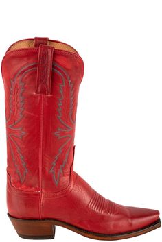 We Carry the Best Handmade Boots and Luxury Western Wear. Shop Lucchese Women's Red Savannah Cowgirl Boots. Southwestern Fitted Boots With Round Toe, Classic Red Boots For Rodeo, Western Red Square Toe Boots, Red Western Boots With Square Toe, Classic Red Snip Toe Boots, Red Square Toe Western Boots, Western Red Snip Toe Boots, Western Red Boots With Snip Toe, Red Leather Boots For Rodeo