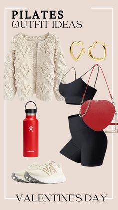 Pilates Oufits | Oufit for Pilates | Best Pilates Outfits Amazon Affordable Finds to Look Amazing in Your Pilates Classes. Valentines Day outfits | Valentines day outfit for women | Valentines Day outfit ideas Valentines Workout Outfit, Pilates Outfits For Women, Workout Capsule