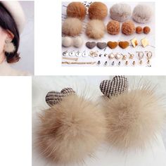 Earrings Making Kit Statement Earring Fur Brown, heart charms for earring, finding earring DIY , 1 Kit 8 pair earring Beaded Shirt, Diy Jacket, How To Make Rings