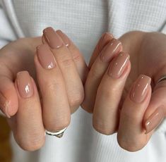 Manicured Nails, Casual Nails, Pretty Gel Nails, Neutral Nails