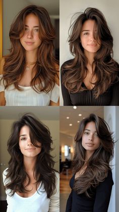 Round Face Haircuts Long, Haircuts For Round Face, Free Hairstyle, Hair Inspiration Long, Haircut Inspo, Hairstyles For Layered Hair, Haircuts For Wavy Hair