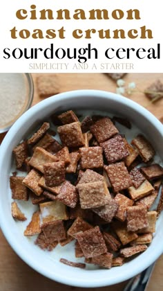 cinnamon toast crumbs in a white bowl