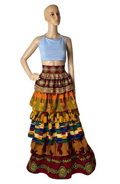 This ankara  skirt is gorgeous, there is a zipper on the back great for all occasions. Perfect for the girl who wants to turn heads Care Instructions  -Machine Wash and Air Dry or Dry Clean 100% Cotton Fitted Multicolor Long Skirt, Fitted Multicolor Lined Maxi Skirt, Fitted Multicolor Flared Maxi Skirt, Fitted Multicolor Ruffled Maxi Skirt, Fitted Multicolor Tiered Skirt, Fitted Multicolor Tiered Maxi Skirt, Fitted Multicolor Maxi Skirt With Gathered Detail, Fitted Multicolor Pleated Maxi Skirt, Fitted Multicolor Gathered Maxi Skirt