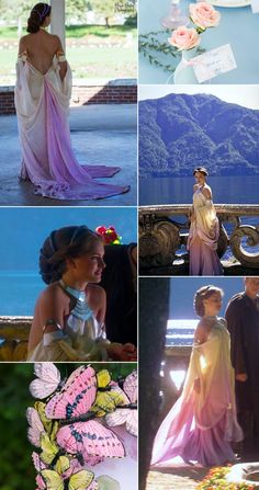 Star Wars Themed Dress, Padme Rainbow Dress, Padme Naboo Dress, Padme Amidala Wedding Dress, Padme Wedding Dress, Padme Wedding, Padme Amidala Dress