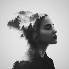 Dark Portrait, Surreal Portrait, Photographie Portrait Inspiration, Experimental Photography